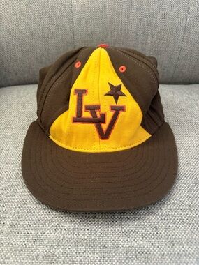 Ebbets Field Flannels Brown and Cream Vintage LV Las Vegas Cap